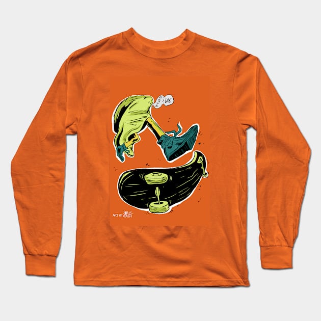 Skate and Die Long Sleeve T-Shirt by snasydazzy